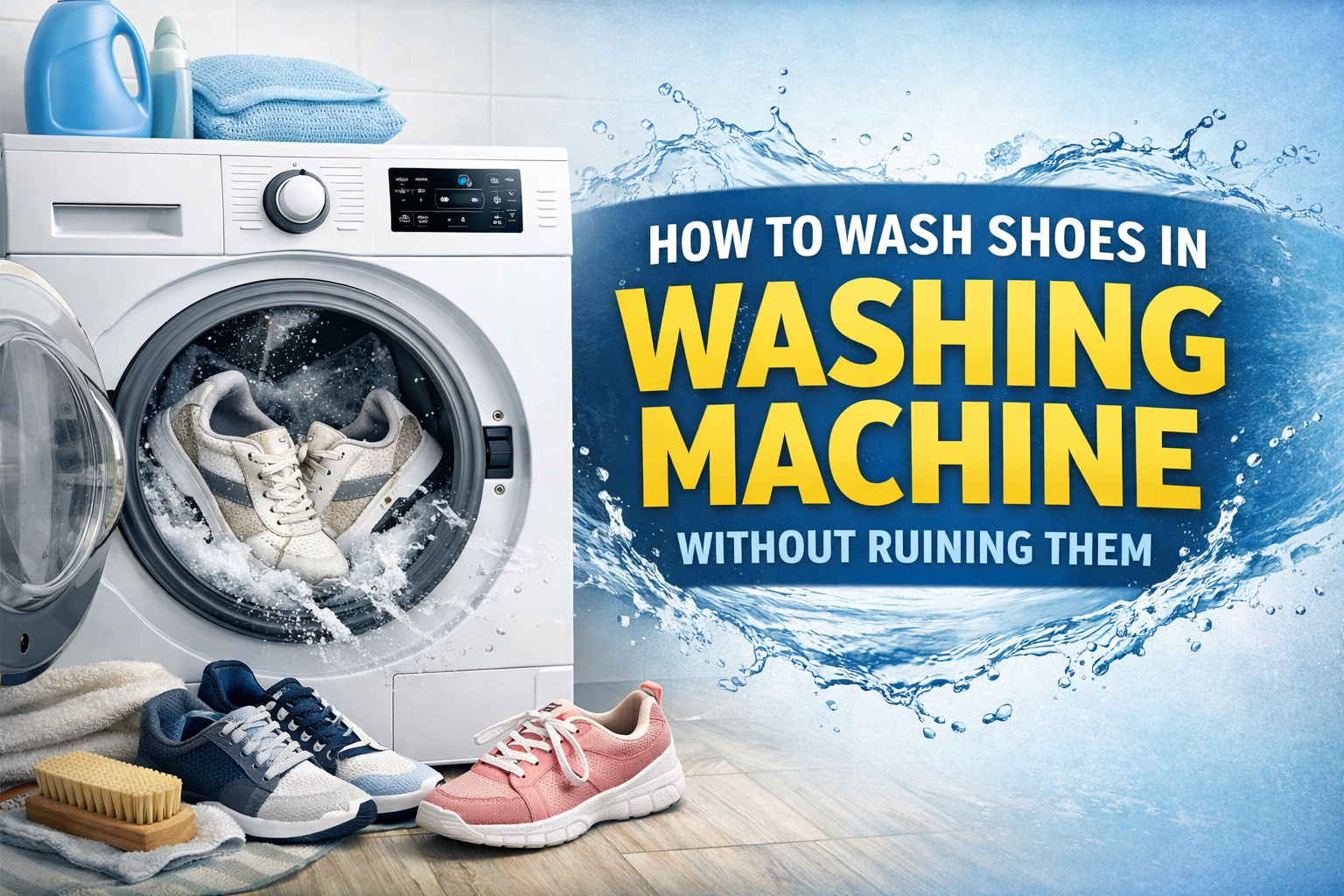 Read more about the article How to Wash Shoes in Washing Machine Without Ruining Them